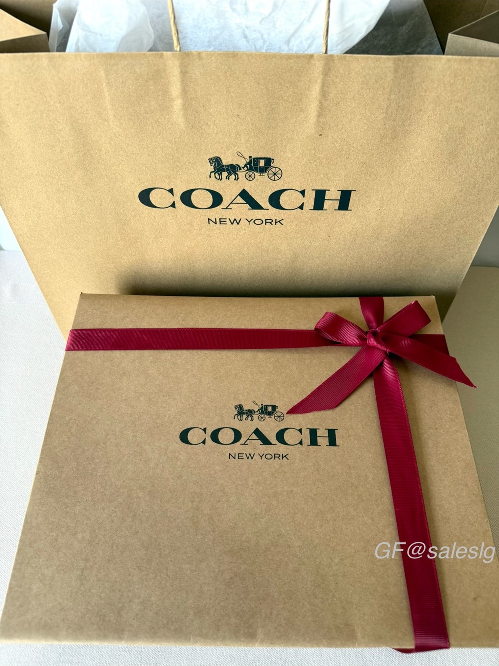 NWT Coach Rowan Satchel Rainbow Signature CDA90 + Gift Set Ready to Gift - Picture 13 of 15
